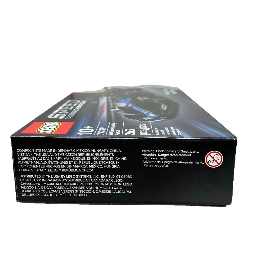 LEGO Speed Champions Williams Racing FW46 F1‎ Race Car 77249 New Sealed - Picture 9 of 9
